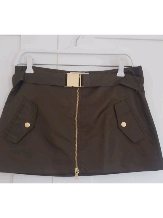 NWT HUDSON × BROOKS NADER  GRACE ANN MICREAUX MINISKIRT SZ 27 - Picture 4 of 11